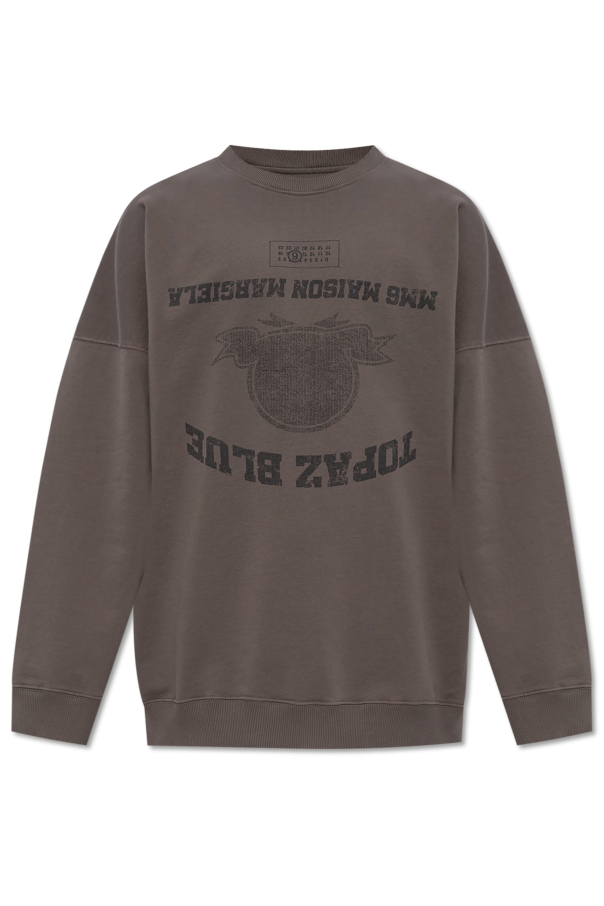 Brown Printed sweatshirt MM6 Maison Margiela - Vitkac AS